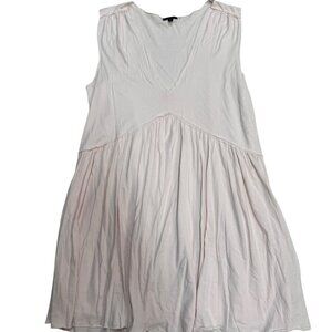 ATM Anthony Thomas Melillo Blush Pink Cotton Swing Dress L/G Large - GUC